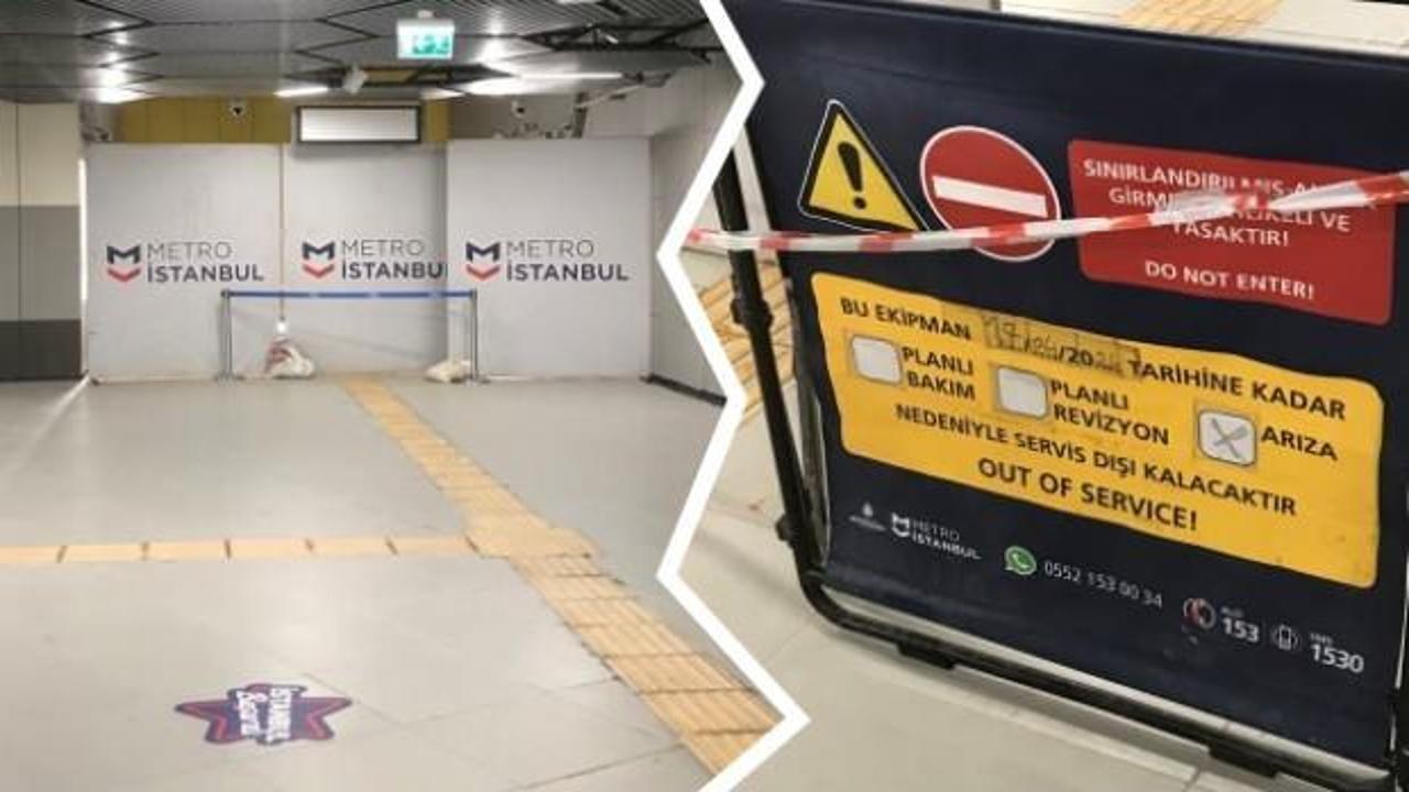 İBB’nin metro beceriksizliğinde yeni adres: Tam 5 gündür kapalı!
