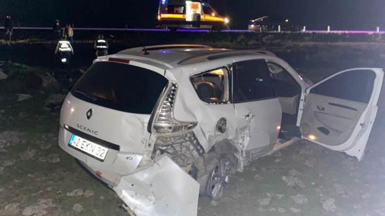 Otomobil, tarlaya uçtu; 2’si ağır 5 yaralı