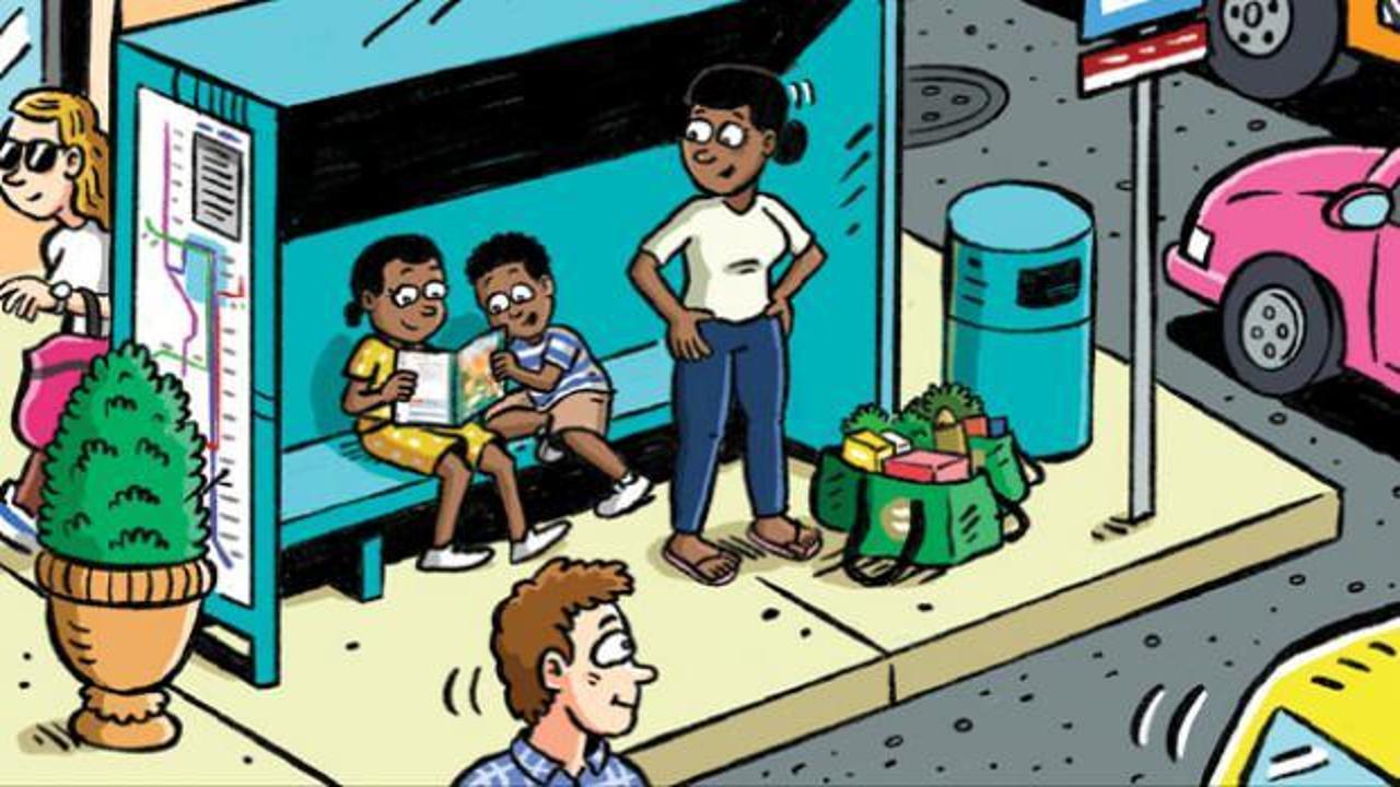 Resimde ustalıkla gizlenmiş olan halteri 8 saniye içerisinde bulabilirsen 10/10 bir görüşe sahipsin demektir