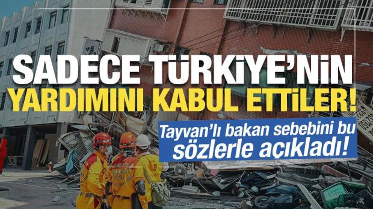 Sadece Türkiye’den yardım kabul ettiler! Türk ekibi Tayvan’da