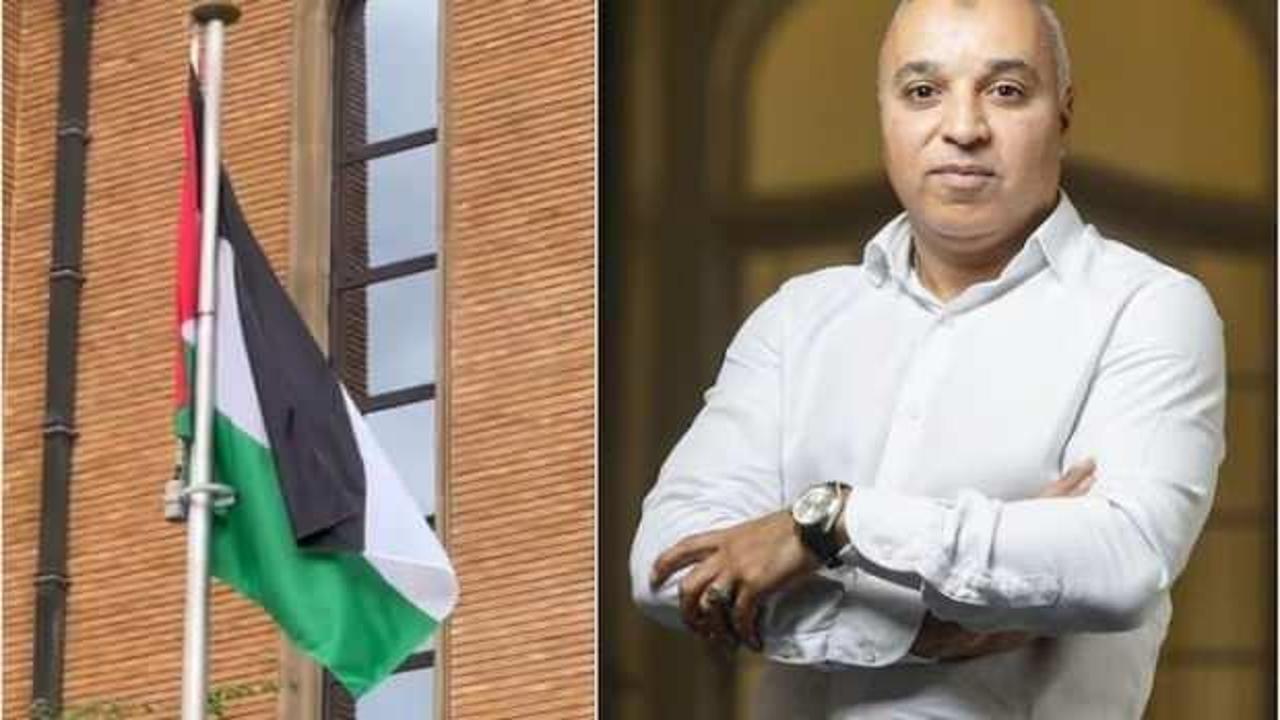 Brüksel’de Filistin bayrağı yeniden göndere çekildi