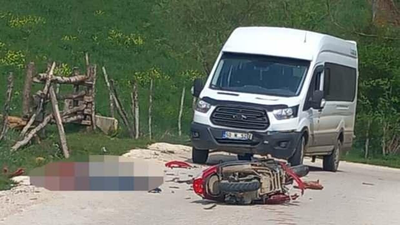 Tokat’ta feci kaza: Minibüs ile çarpışan motosikletin sürücüsü öldü!
