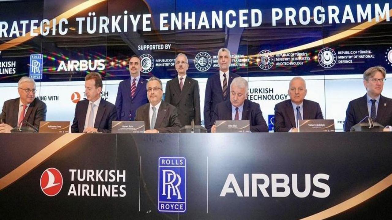 Türk Hava Yolları, Airbus ve Rolls Royce arasında tarihi işbirliği