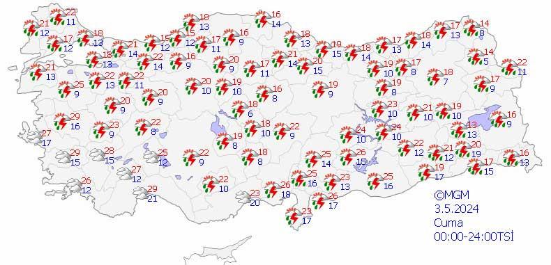 Meteoroloji'den 28 ile uyarı! Bu illerde yaşayanlar dikkat