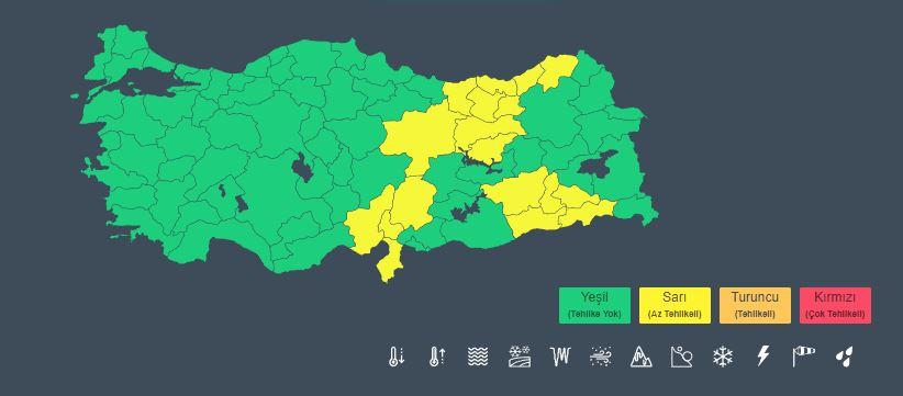 Meteoroloji'den 18 ile son dakika uyarısı: Sel ve doluya dikkat!