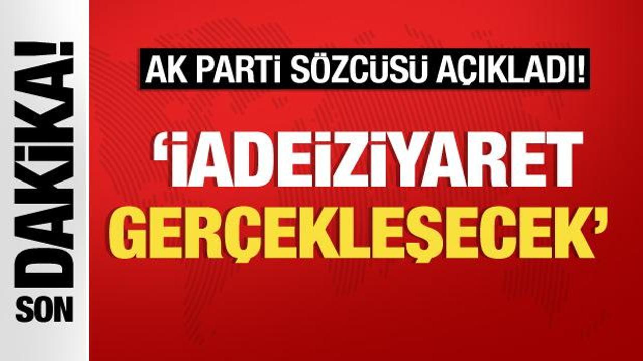 AK Parti Sözcüsü Çelik’ten, Cumhurbaşkanı Erdoğan’ın Özel’i kabulüne ilişkin açıklama