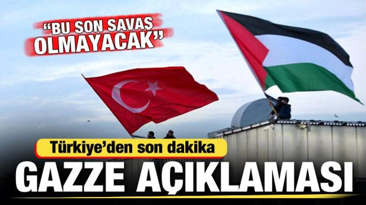 Bakan Hakan Fidan’dan son dakika Gazze açıklaması: Bu son savaş olmayacak!