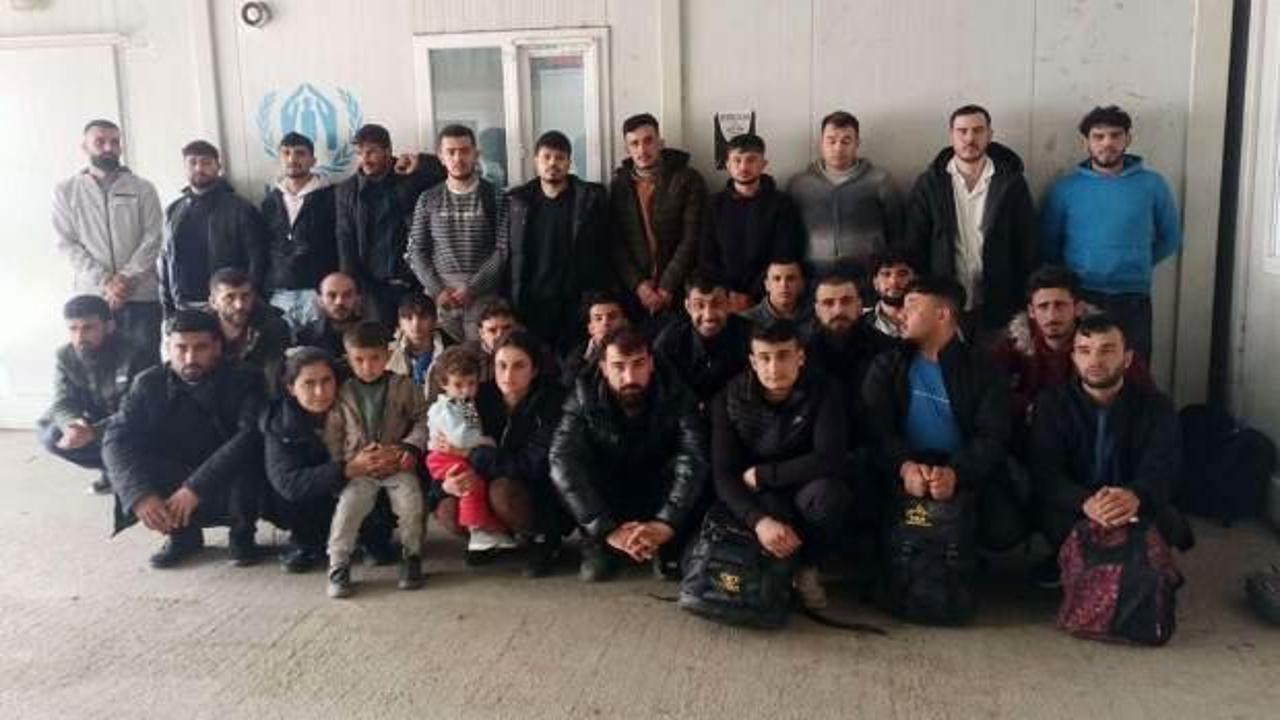 Edirne’de 37 kaçak göçmen yakalandı