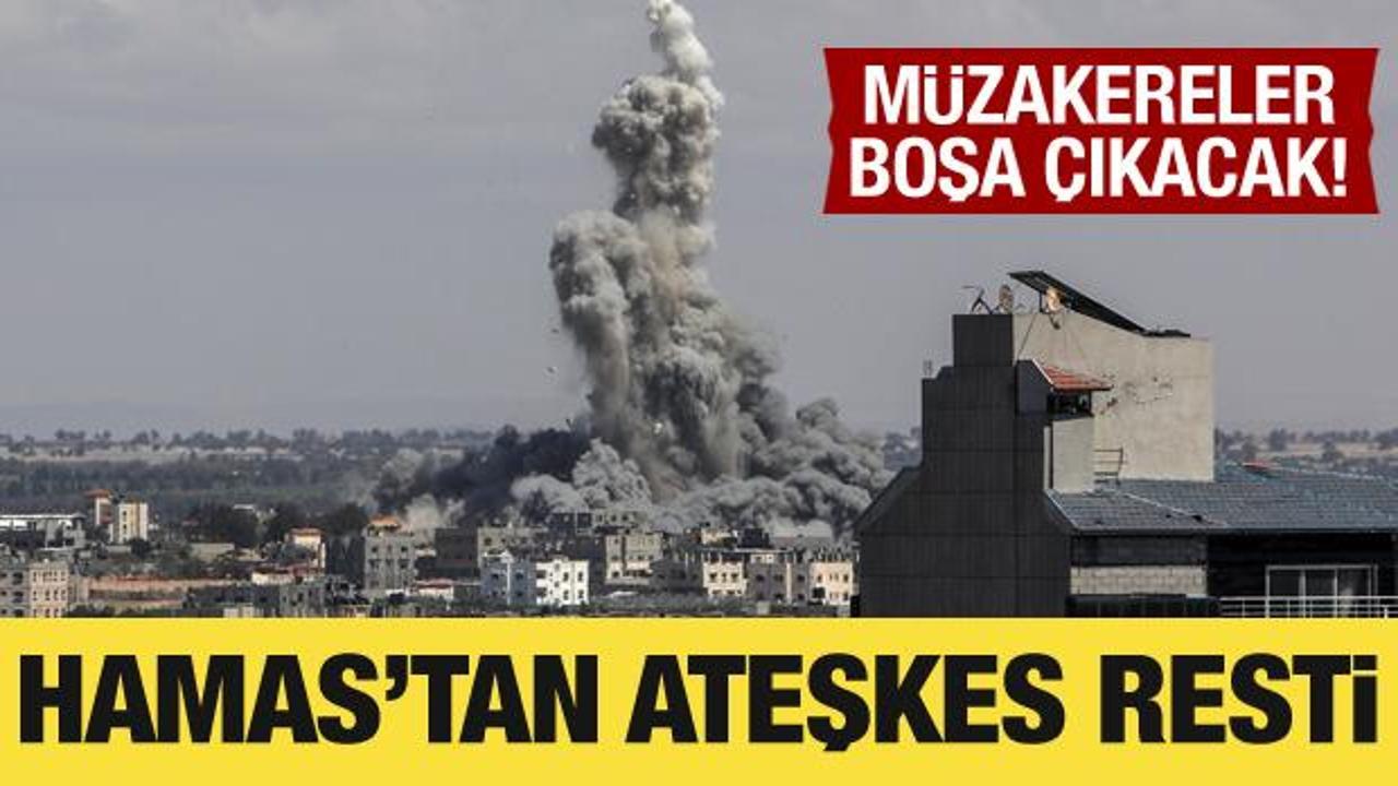 Hamas’tan ateşkes resti: İsrail’in saldırıları müzakereleri boşa çıkaracak