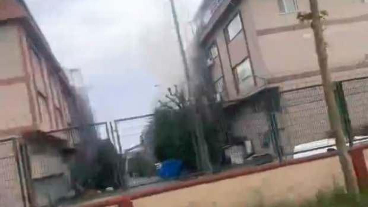 İstanbul’da sanayi sitesinde korkutan yangın!