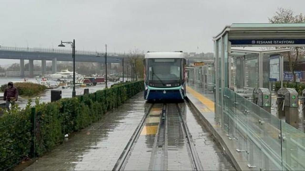 Eminönü-Alibeyköy  tramvayında arıza
