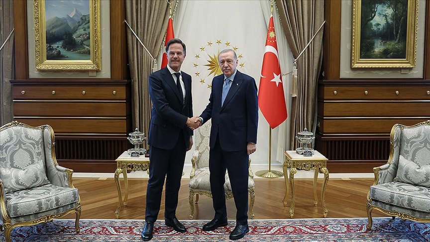 Erdoğan NATO Genel Sekreteri Rutte’yi Kabul Etti