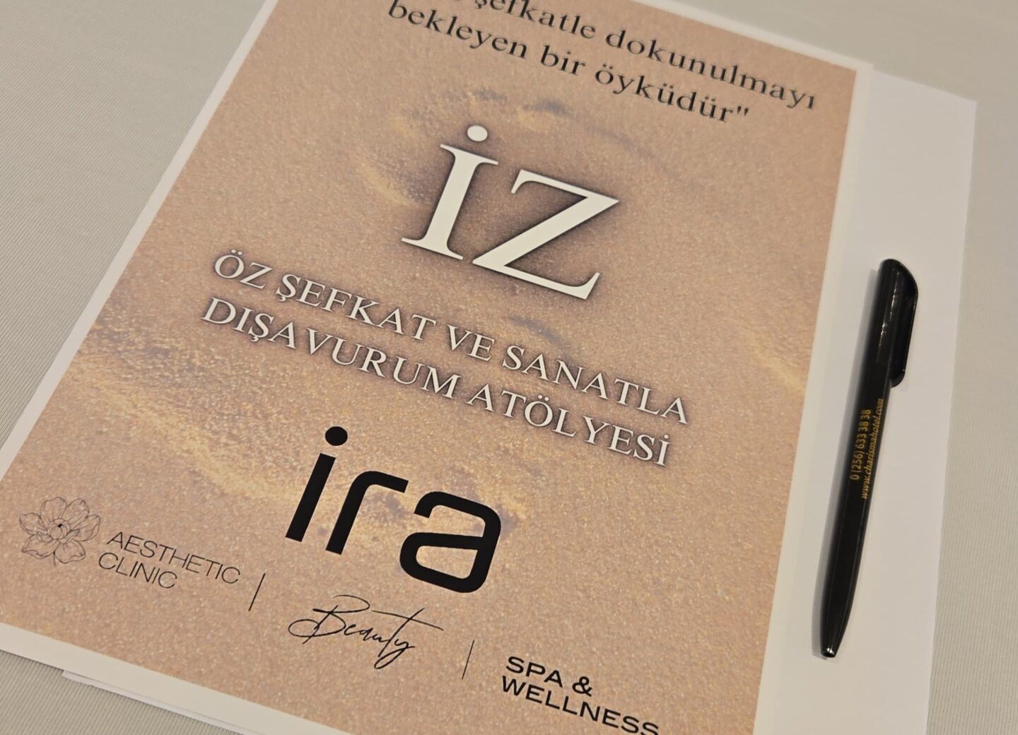  “İZ” Atölyesi ve İRA Spa Wellness’ın Odak Noktası