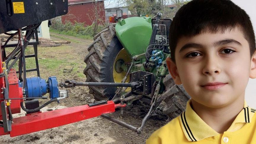 10 Yaşındaki Miraç Köse, Traktör Kazasında Hayatını Kaybetti