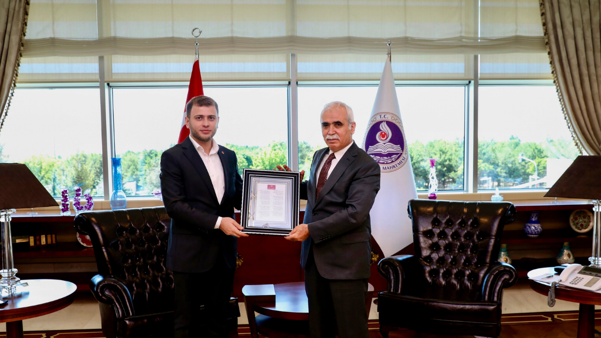 Uluslararası Konseyin Yeni Başkanı Akkaya’dan Eğitim ve Medeniyet Adımları